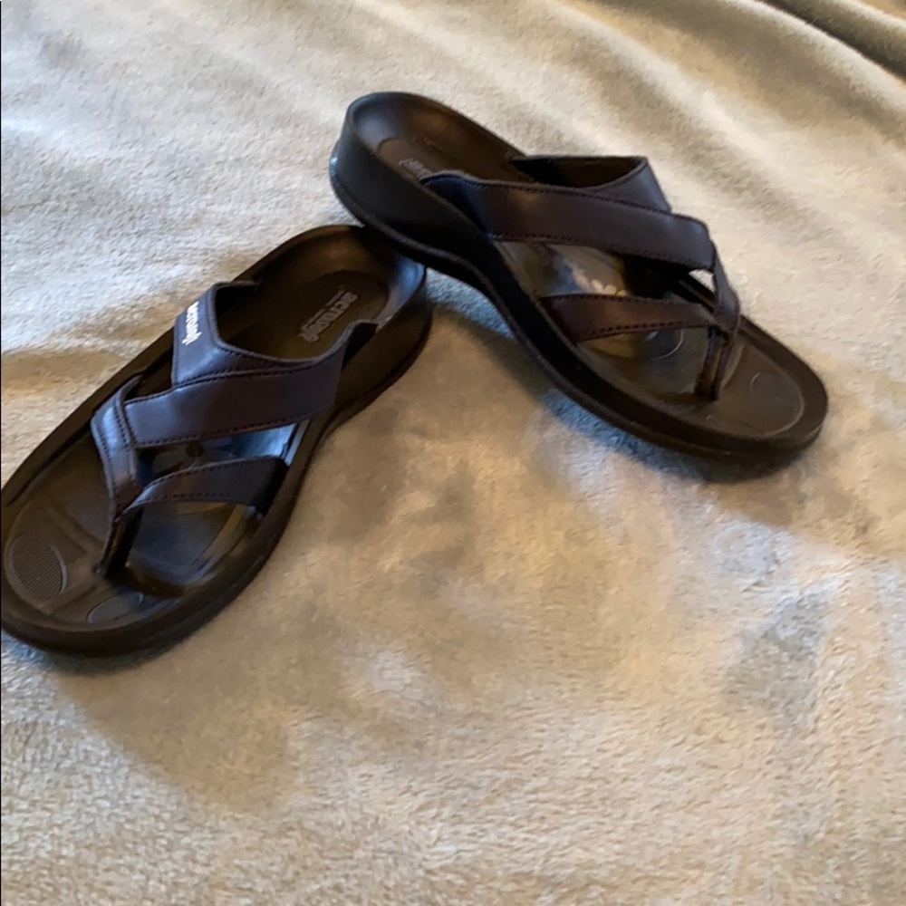 Aerosoft, sandals, Navy, 9 (39)